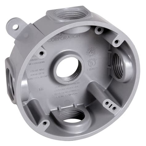 round electrical box for exterior light|3.5 inch round electrical box.